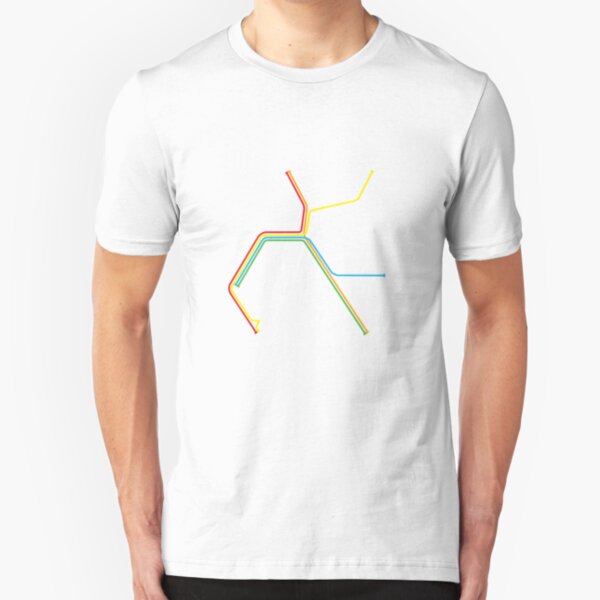 San Francisco BART Slim Fit T-Shirt