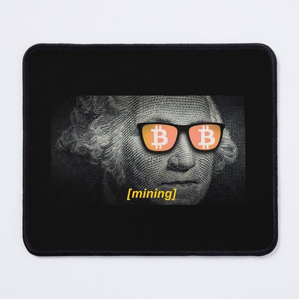 Item preview, Bitcoin mining meme designed and sold by JainMerch.