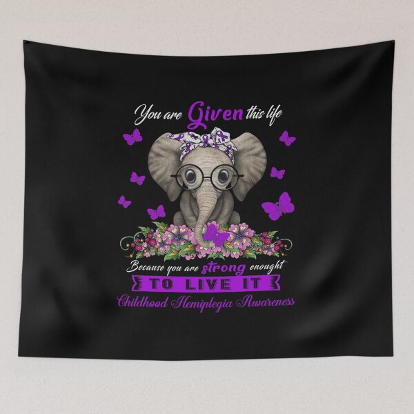 Item preview, Elephant You Are Strong Enought To Live It Childhood Hemiplegia Awareness Gift Halloween Day, Thanks designed and sold by KlausHenrich.