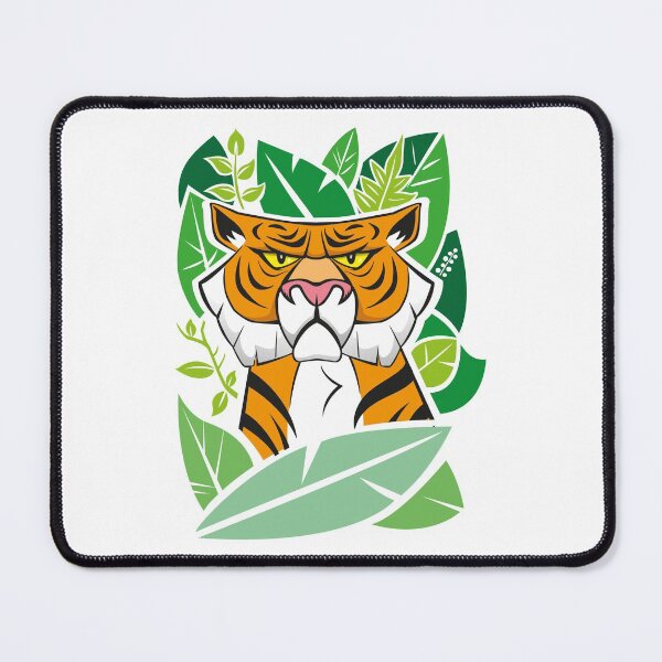 Item preview, Nature fauna, illustration of a wild tiger animal, colorful. Ideal for educational and informational materials designed and sold by LucianoCosmo.