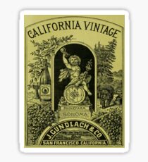 Vintage poster - California Vintage Sticker