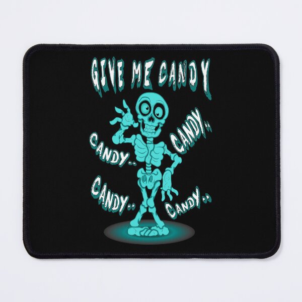 Item preview, Give Me Candy Blue Halloween Typography designed and sold by aventi24.