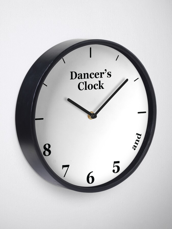 Alternate view of Dancer's Clock Clock