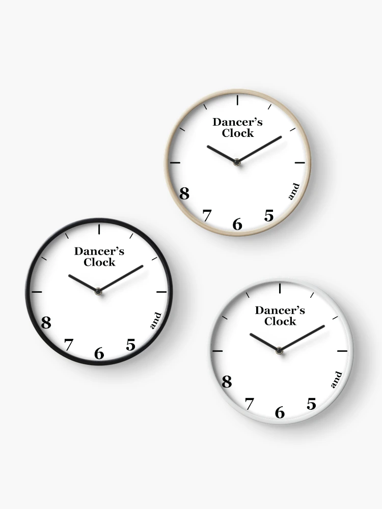 Thumbnail 3 of 4, Clock, Dancer's Clock designed and sold by OffensiveFun.