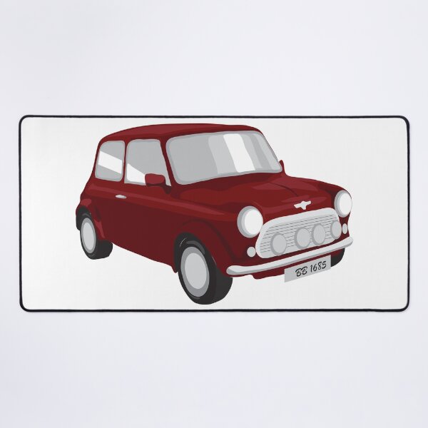Item preview, Mini Austin Classic Car The Vintage car, Gift for Vintage car Lover, Illustration Red Car 1  designed and sold by BlareBlare.