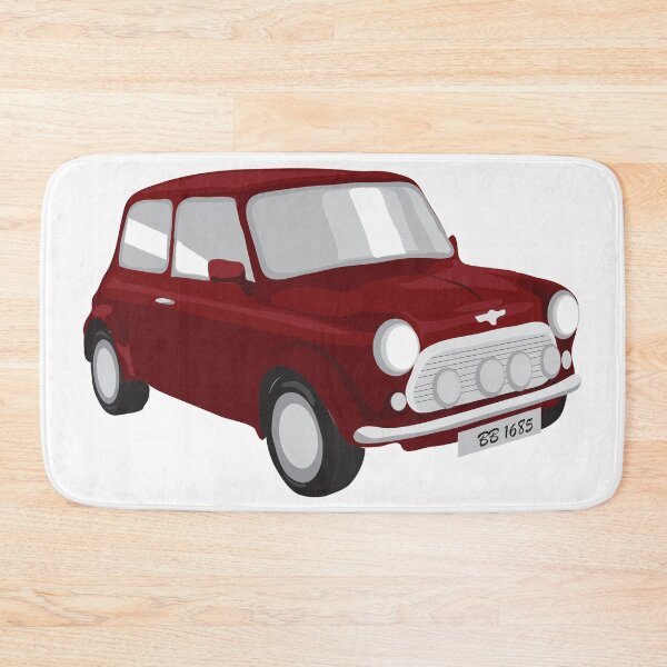 Item preview, Mini Austin Classic Car The Vintage car, Gift for Vintage car Lover, Illustration Red Car 1  designed and sold by BlareBlare.