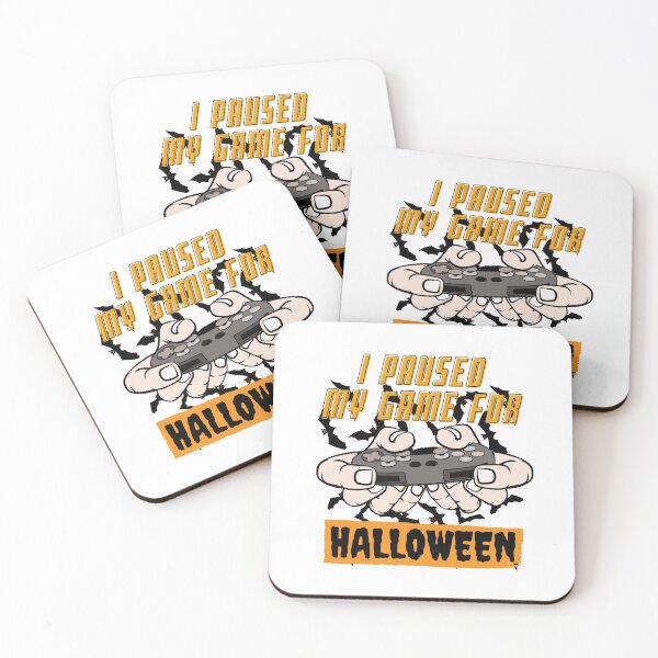 Item preview, I paused my game for Halloween Trick or Treat silliness  designed and sold by JustaGurli.