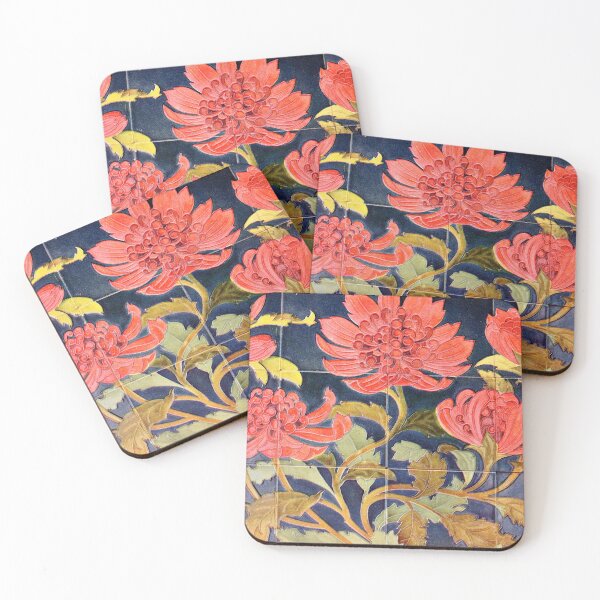 Item preview, Classic Sydney Waratah Tiles (alternate design) designed and sold by danmackinlay.