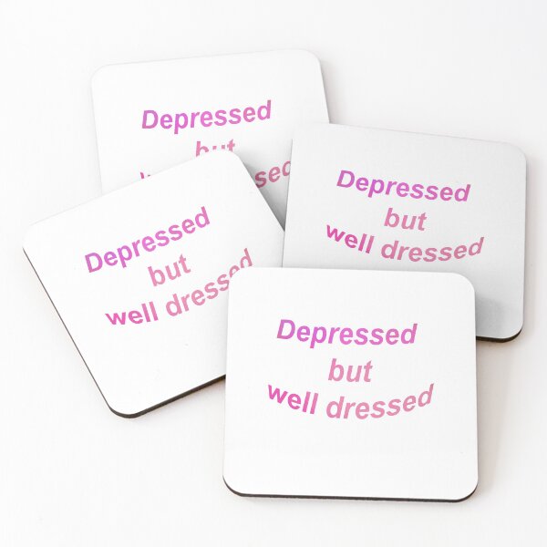 Item preview, depressed but well dressed designed and sold by HipeRera.