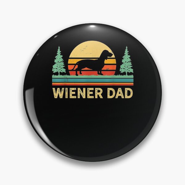 Item preview, Cute Retro Wiener Dog Dad Gift Father Dachsund Pet Weiner  designed and sold by janetconnie8l.