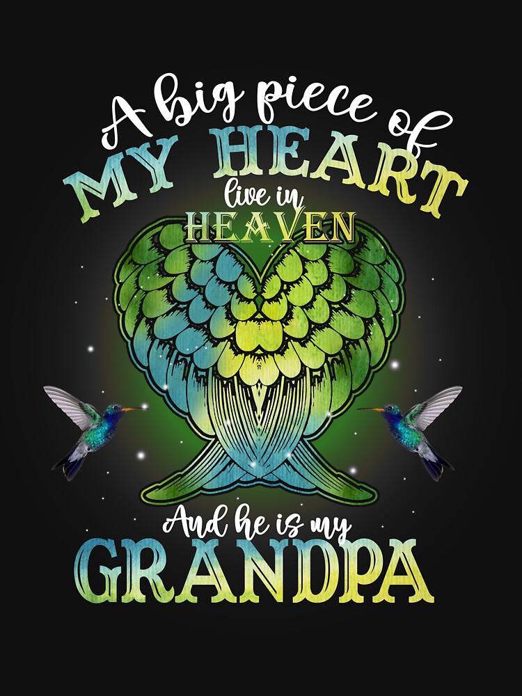 grandpa in heaven shirts