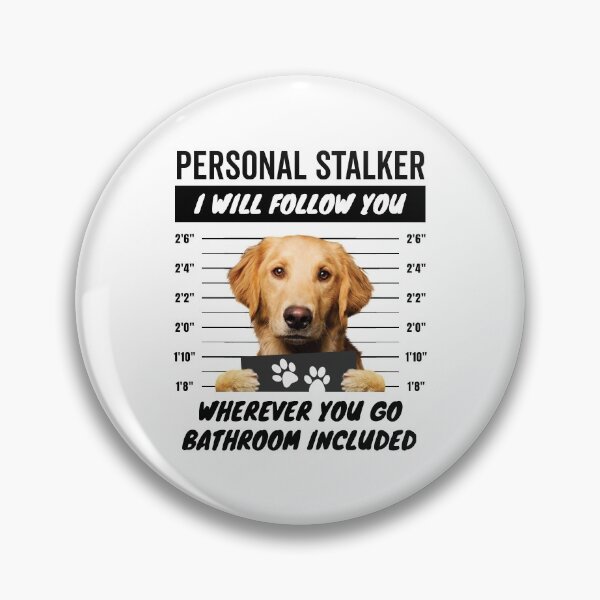Artikelvorschau, Persönlicher Stalker – Golden Retriever entworfen und verkauft von More Cute Dogs.