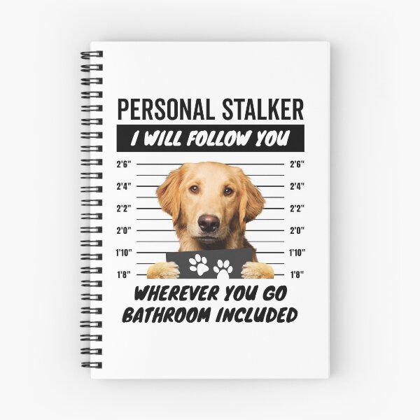 Item preview, Personal Stalker – Golden Retriever designed and sold by More Cute Dogs.