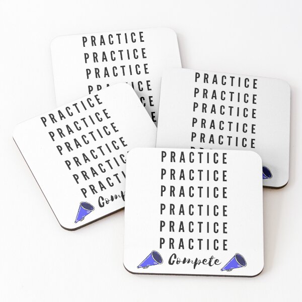 Item preview, Practice makes Perfect #CheerLife designed and sold by GeoTeasters.