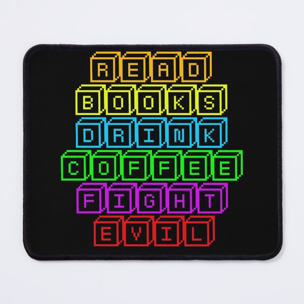 Item preview, Read books drink coffee fight evil 1 designed and sold by Nikmay Design.