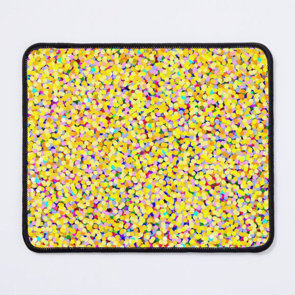 Item preview,  Bright Yellow Abstract Pointillism Dot Design- Knock-out designed and sold by TangledNonsense.
