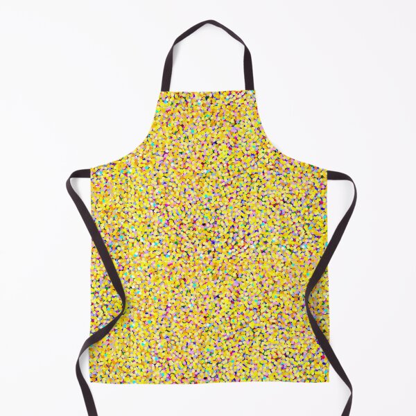 Item preview, Bright Yellow Abstract Pointillism Dot Design- Knock-out designed and sold by TangledNonsense.