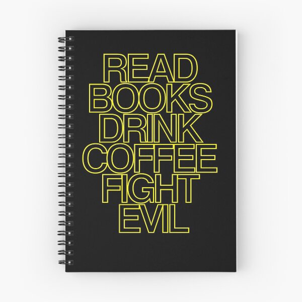 Item preview, Read books drink coffee fight evil 2 designed and sold by Nikmay Design.