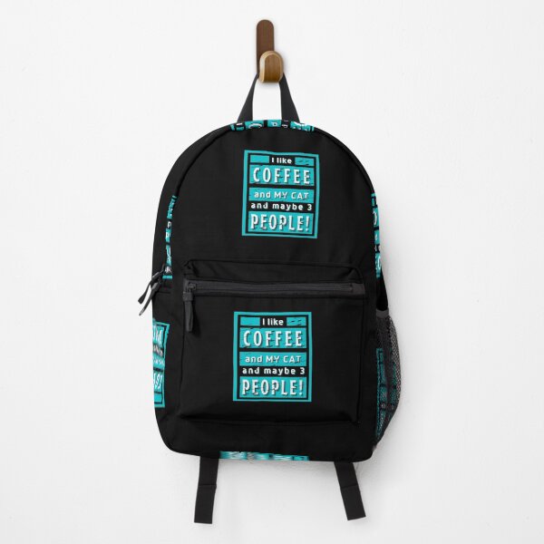 Item preview, I Like Coffee and My Cat And Maybe 3 People, Funny Sarcastic Humor designed and sold by Sun Sand & Sea Art.