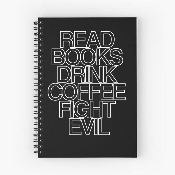 Item preview, Read books drink coffee fight evil 3 designed and sold by Nikmay Design.