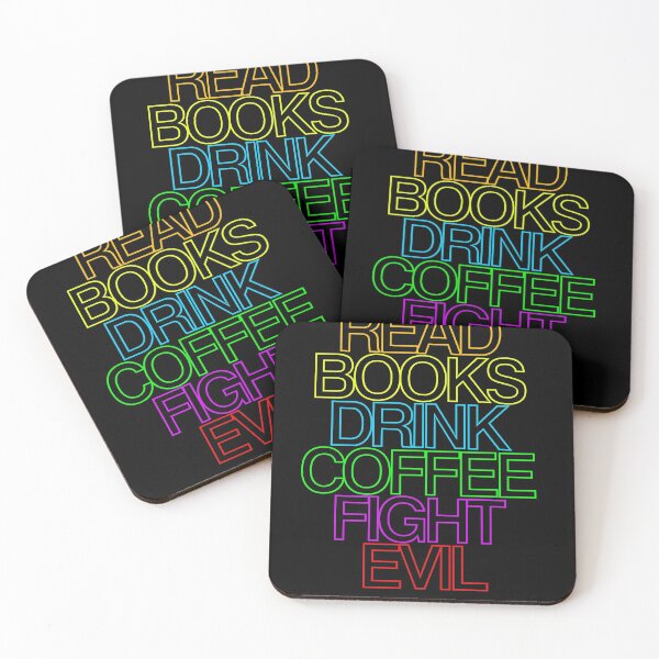 Item preview, Read books drink coffee fight evil 4 designed and sold by Nikmay Design.