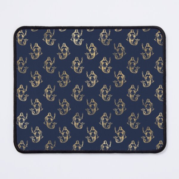 Item preview, Blue and Gold Mermaid 22 designed and sold by PetsandBeyond.