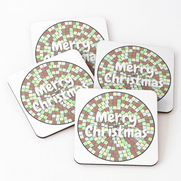 Item preview, Pastel Christmas Circle Mosaic designed and sold by CircleMosaics.