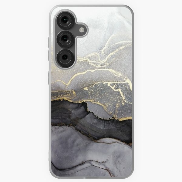 Item preview, Elegant black gold marble ink abstract painting  designed and sold by PurityPublishin.