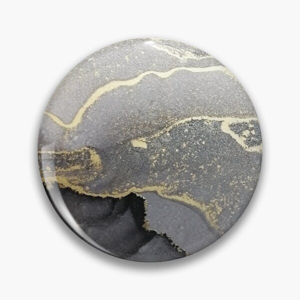 Item preview, Elegant black gold marble ink abstract painting  designed and sold by PurityPublishin.