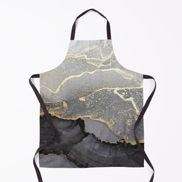 Item preview, Elegant black gold marble ink abstract painting  designed and sold by PurityPublishin.