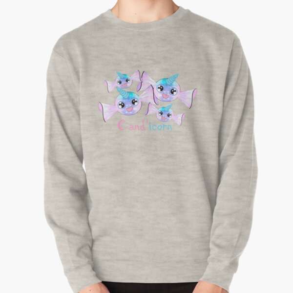 Cand'icorn - Kawaii Candy Unicorn Pullover Sweatshirt