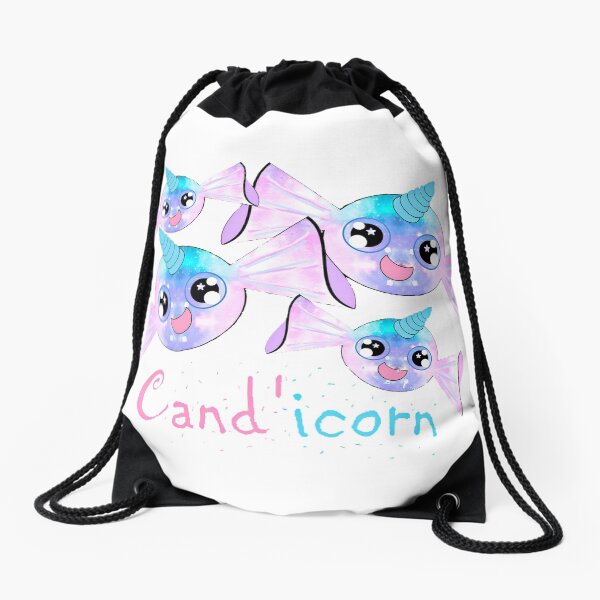 Cand'icorn - Kawaii Candy Unicorn Drawstring Bag
