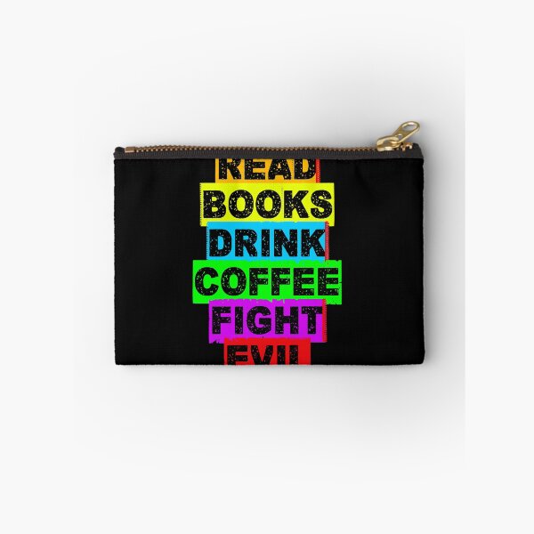 Item preview, Read books drink coffee fight evil 7 designed and sold by Nikmay Design.