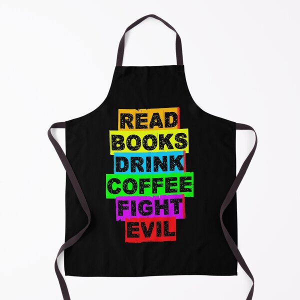 Item preview, Read books drink coffee fight evil 7 designed and sold by Nikmay Design.