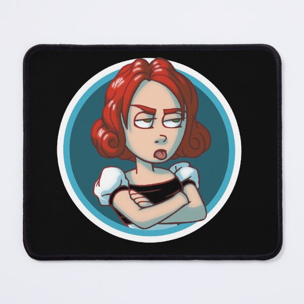 Angry CHARLIE Icon Mouse Pad