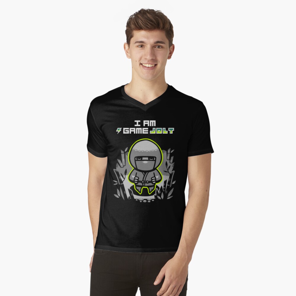 Item preview, V-Neck T-Shirt designed and sold by gamejolt.