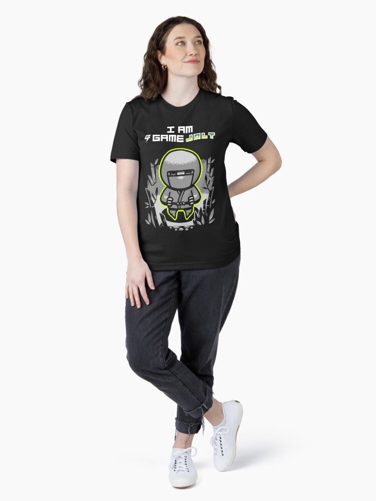Thumbnail 4 of 7, Essential T-Shirt, I Am Game Jolt designed and sold by gamejolt.