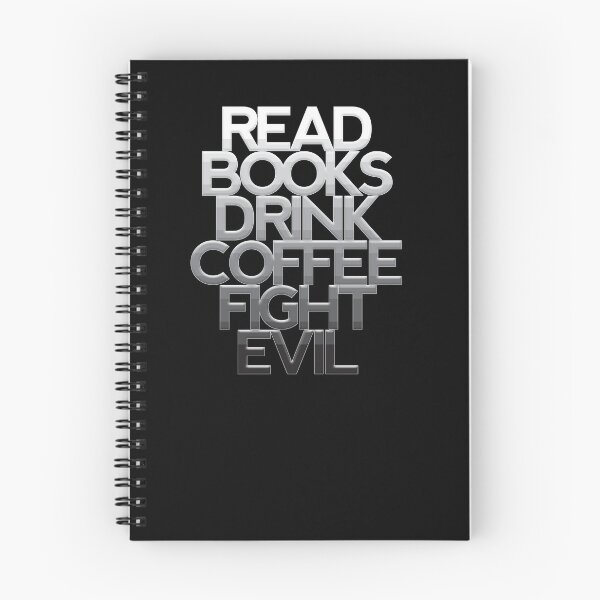Item preview, Read books drink coffee fight evil 8 designed and sold by Nikmay Design.