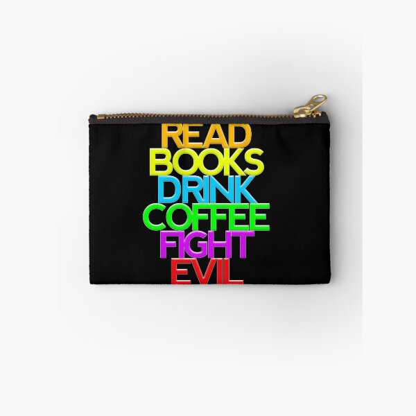 Item preview, Read books drink coffee fight evil 9 designed and sold by Nikmay Design.