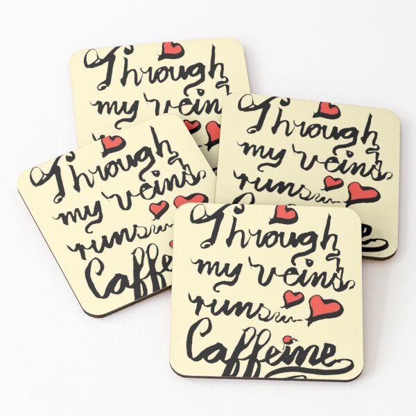 Item preview, Through my veins runs caffeine designed and sold by manuelunsui.