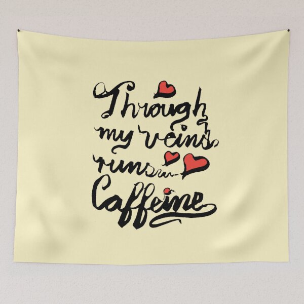 Item preview, Through my veins runs caffeine designed and sold by manuelunsui.