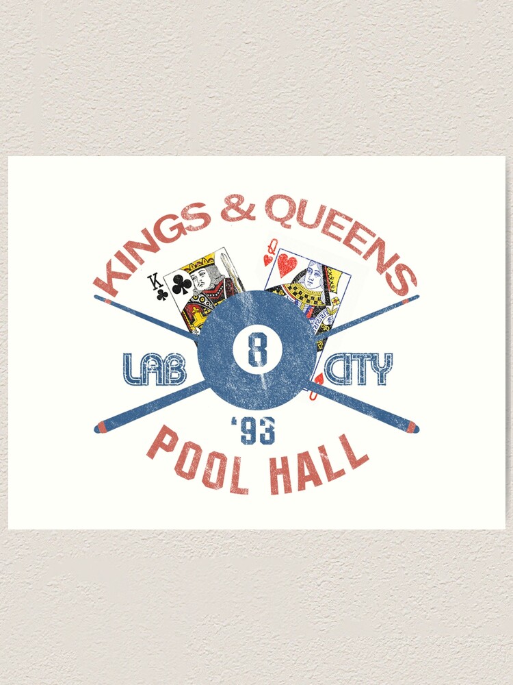 "Kings & Queens Pool hall" Art Print for Sale by TwigLab Redbubble