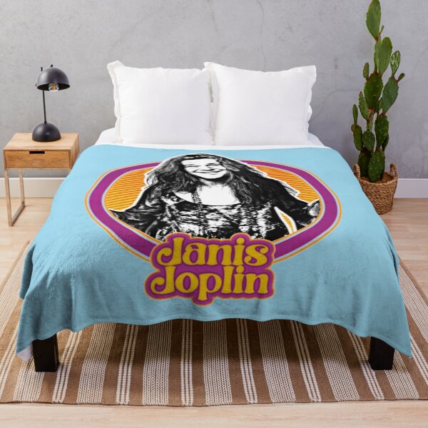 Aperçu de l'œuvre Janis Joplin Conception originale de ventilateur de style rétro des années 60 créée et vendue par SarMax.