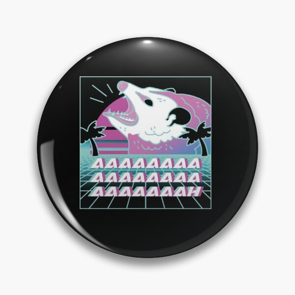 Item preview, Screaming Retrowave Possum designed and sold by 0ylwy.