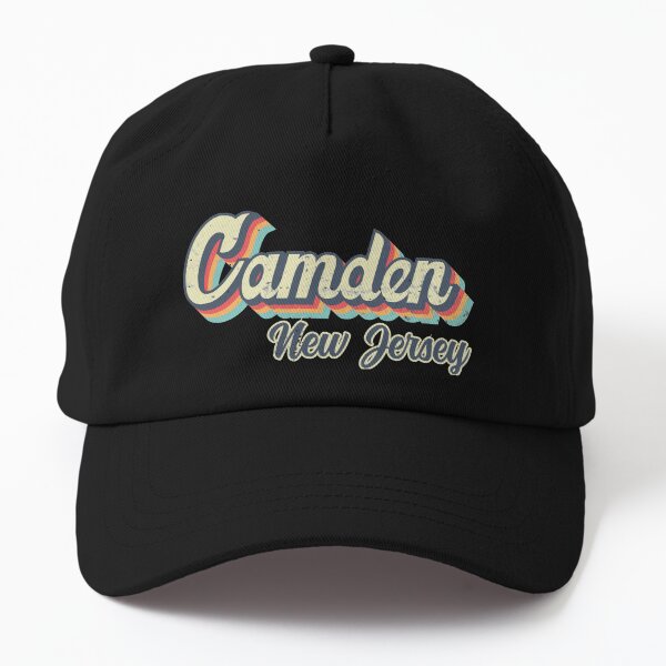 Camden New Jersey Nj Old English Mens Snapback Hat Black / Os