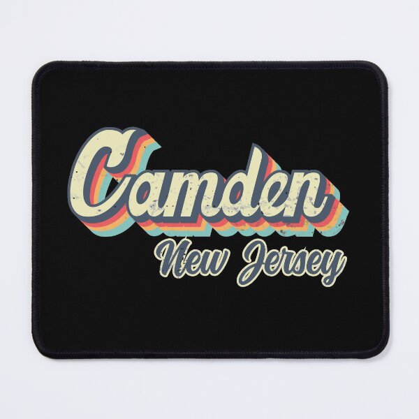 Item preview, Camden City New Jersey Retro Vintage 70s rainbow designed and sold by Teelogic.