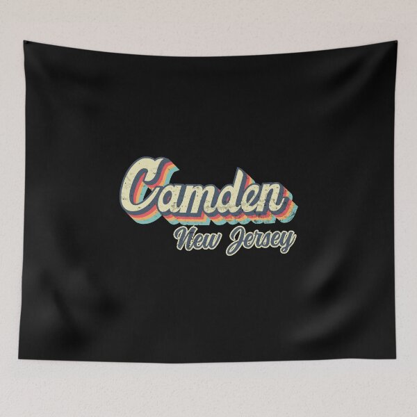 Item preview, Camden City New Jersey Retro Vintage 70s rainbow designed and sold by Teelogic.