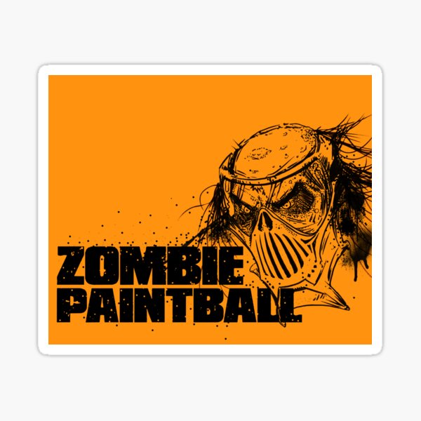 Vista previa del artículo con la obra «Zombie Paintball!», diseñado y vendido por dtkindling.