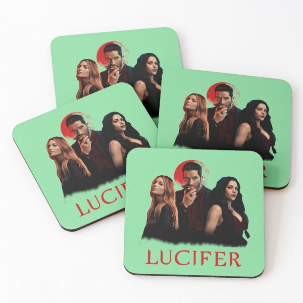 Artikelvorschau, Lucifer TV-Serie Lucifer im farbenfrohen Posterstil entworfen und verkauft von SarMax.