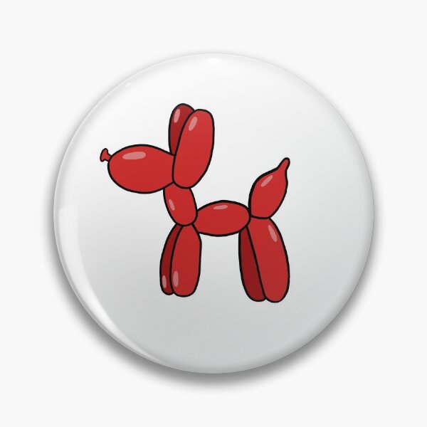 Item preview, Red Balloon Dog designed and sold by CalliesArt.